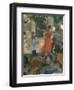 The Café-Concert at Les Ambassadeurs-Edgar Degas-Framed Premium Giclee Print