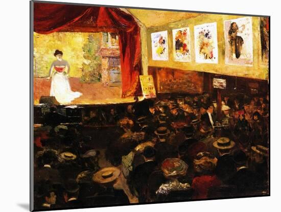 The Cafe-Concert, c.1904-Louis Abel-Truchet-Mounted Giclee Print