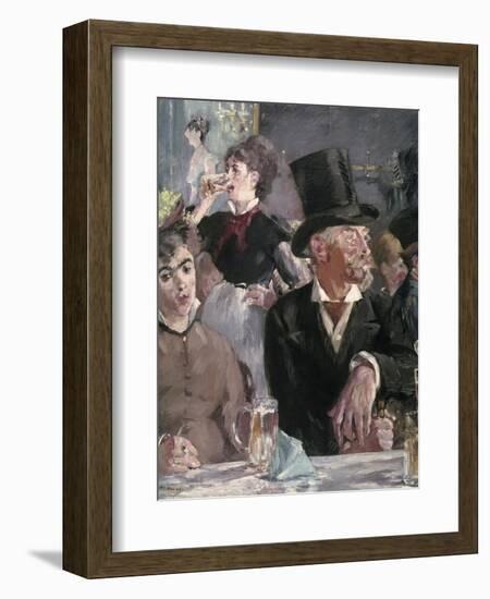 The Cafe Concert-Edouard Manet-Framed Giclee Print