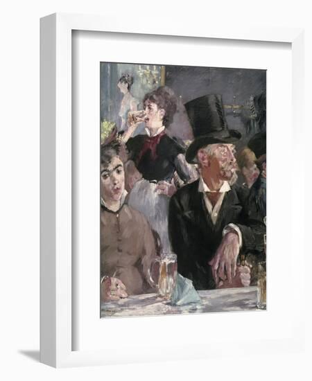 The Cafe Concert-Edouard Manet-Framed Giclee Print