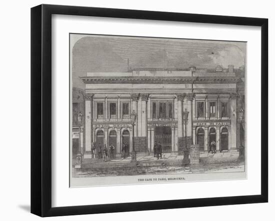 The Cafe De Paris, Melbourne-null-Framed Giclee Print