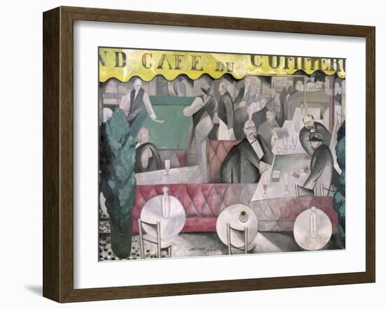 The Cafe Du Commerce-Jean-Emile Laboureur-Framed Giclee Print