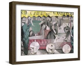 The Cafe Du Commerce-Jean-Emile Laboureur-Framed Giclee Print