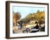 The Cafe Terrace, 1887-89-Childe Hassam-Framed Premium Giclee Print