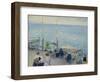 The Cafe Terrace at the Lake Geneva, 1908-Nikolaj Klodt-Framed Giclee Print