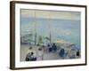 The Cafe Terrace at the Lake Geneva, 1908-Nikolaj Klodt-Framed Giclee Print