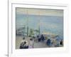 The Cafe Terrace at the Lake Geneva, 1908-Nikolaj Klodt-Framed Giclee Print