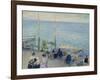 The Cafe Terrace at the Lake Geneva, 1908-Nikolaj Klodt-Framed Giclee Print