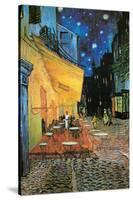 The Café Terrace on the Place du Forum, Arles, at Night, c.1888 (detail)-Vincent van Gogh-Stretched Canvas