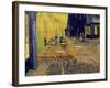 The Café Terrace on the Place du Forum, Arles, at Night, c.1888 (detail)-Vincent van Gogh-Framed Giclee Print