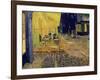 The Café Terrace on the Place du Forum, Arles, at Night, c.1888 (detail)-Vincent van Gogh-Framed Giclee Print