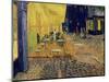 The Café Terrace on the Place du Forum, Arles, at Night, c.1888 (detail)-Vincent van Gogh-Mounted Premium Giclee Print