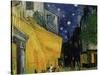 The Café Terrace on the Place du Forum, Arles, at Night, c.1888 (detail)-Vincent van Gogh-Stretched Canvas