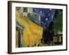 The Café Terrace on the Place du Forum, Arles, at Night, c.1888 (detail)-Vincent van Gogh-Framed Giclee Print