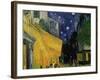 The Café Terrace on the Place du Forum, Arles, at Night, c.1888 (detail)-Vincent van Gogh-Framed Premium Giclee Print