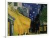 The Café Terrace on the Place du Forum, Arles, at Night, c.1888 (detail)-Vincent van Gogh-Framed Giclee Print