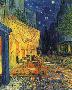 The Café Terrace on the Place du Forum, Arles, at Night, c.1888-Vincent van Gogh-Framed Textured Art