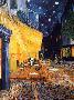 The Café Terrace on the Place du Forum, Arles, at Night, c.1888-Vincent van Gogh-Lamina Framed Art Print