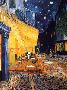 The Café Terrace on the Place du Forum, Arles, at Night, c.1888-Vincent van Gogh-Framed Art Print