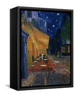 The Café Terrace on the Place du Forum, Arles, at Night, c.1888-Vincent van Gogh-Framed Stretched Canvas