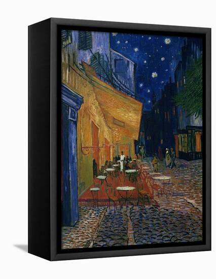 The Café Terrace on the Place du Forum, Arles, at Night, c.1888-Vincent van Gogh-Framed Stretched Canvas