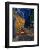 The Café Terrace on the Place du Forum, Arles, at Night, c.1888-Vincent van Gogh-Framed Photographic Print