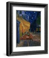 The Café Terrace on the Place du Forum, Arles, at Night, c.1888-Vincent van Gogh-Framed Photographic Print