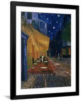 The Café Terrace on the Place du Forum, Arles, at Night, c.1888-Vincent van Gogh-Framed Photographic Print