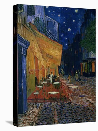 The Café Terrace on the Place du Forum, Arles, at Night, c.1888-Vincent van Gogh-Stretched Canvas