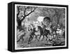 The Caffre War: Natives Attacking a Convoy, 19th Century-null-Framed Stretched Canvas