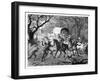 The Caffre War: Natives Attacking a Convoy, 19th Century-null-Framed Giclee Print