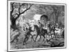 The Caffre War: Natives Attacking a Convoy, 19th Century-null-Mounted Giclee Print