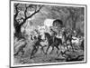 The Caffre War: Natives Attacking a Convoy, 19th Century-null-Mounted Giclee Print