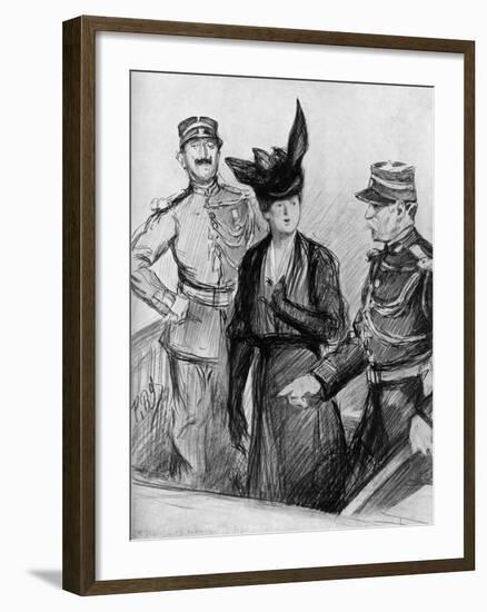 The Caillaux Trial by Paul Renouard-Paul Renouard-Framed Art Print