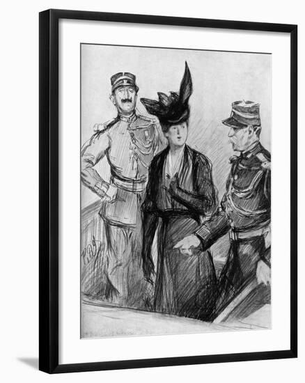 The Caillaux Trial by Paul Renouard-Paul Renouard-Framed Art Print