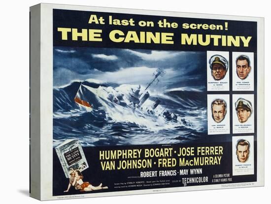 The Caine Mutiny, 1954, Directed by Edward Dmytryk-null-Stretched Canvas