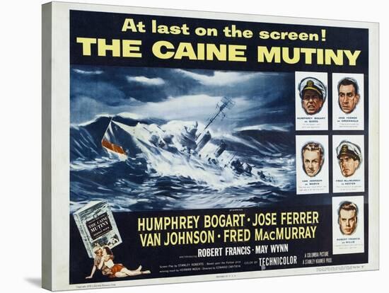 The Caine Mutiny, 1954, Directed by Edward Dmytryk-null-Stretched Canvas