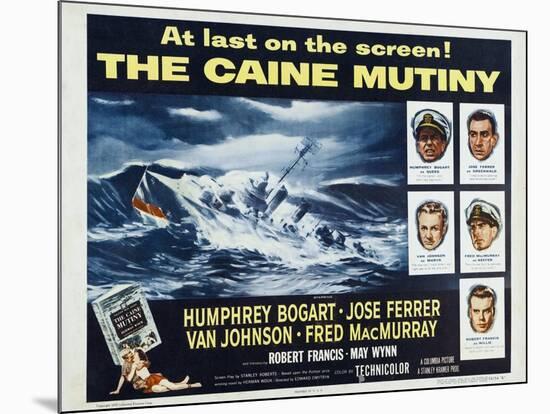 The Caine Mutiny, 1954, Directed by Edward Dmytryk-null-Mounted Giclee Print