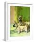 The Cairn Terrier Pair-Diana Thorne-Framed Art Print