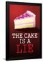 The Cake is a Lie Portal Video Game Poster Print-null-Framed Poster