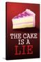 The Cake is a Lie Portal Video Game Poster Print-null-Stretched Canvas