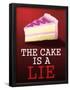 The Cake is a Lie Portal Video Game Poster-null-Framed Poster