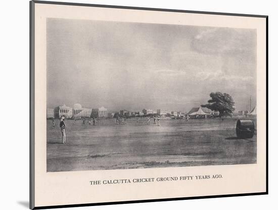 The Calcutta Cricket Ground, India, 1861 (1912)-null-Mounted Giclee Print