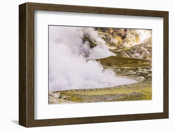 The Caldera Floor of an Active Andesite Stratovolcano-Michael Nolan-Framed Photographic Print