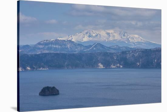 The caldera of Lake Mashu, Akan National Park, Hokkaido, Japan, Asia-Michael Runkel-Stretched Canvas