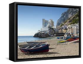 The Caleta Hotel, Catalan Bay, Gibraltar, Europe-Giles Bracher-Framed Stretched Canvas