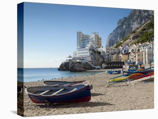 The Caleta Hotel, Catalan Bay, Gibraltar, Europe-Giles Bracher-Stretched Canvas