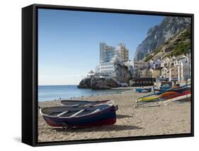 The Caleta Hotel, Catalan Bay, Gibraltar, Europe-Giles Bracher-Framed Stretched Canvas