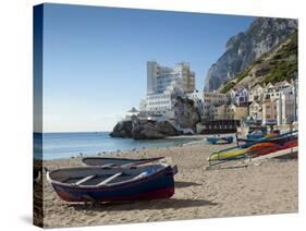 The Caleta Hotel, Catalan Bay, Gibraltar, Europe-Giles Bracher-Stretched Canvas