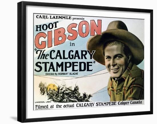 The Calgary Stampede, 1925, Directed by Herbert Blache-null-Framed Giclee Print